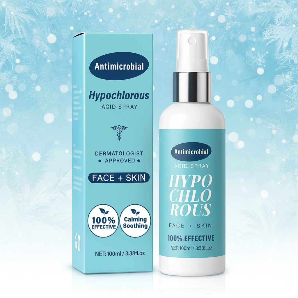 Hypochlorous Acid Spray - Frost background
