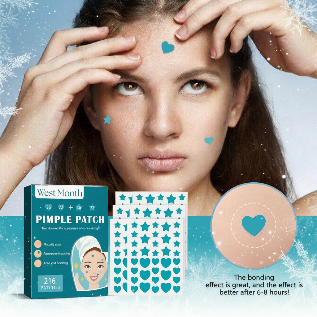 CryoGlow Hydrocolloid Acne Patches with box