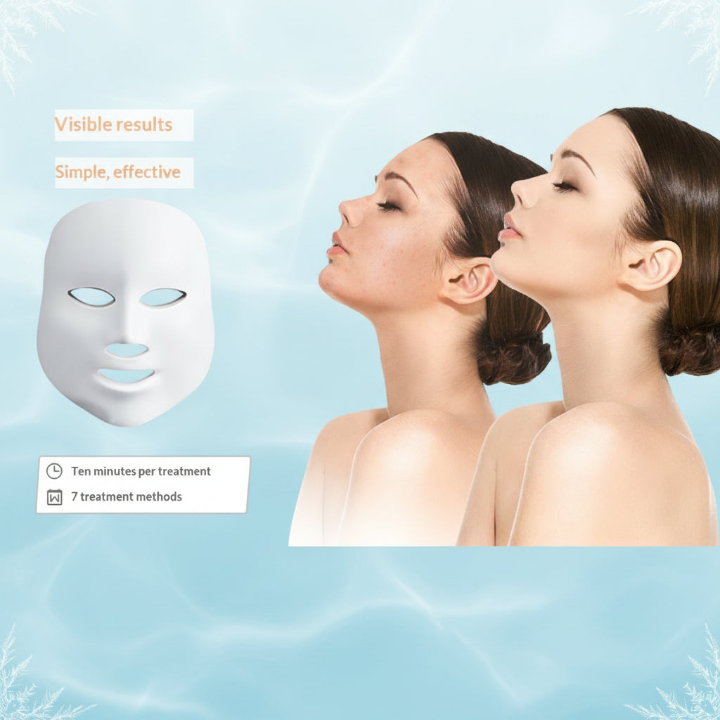 CryoGlow 7-Color LED Light Mask - Results
