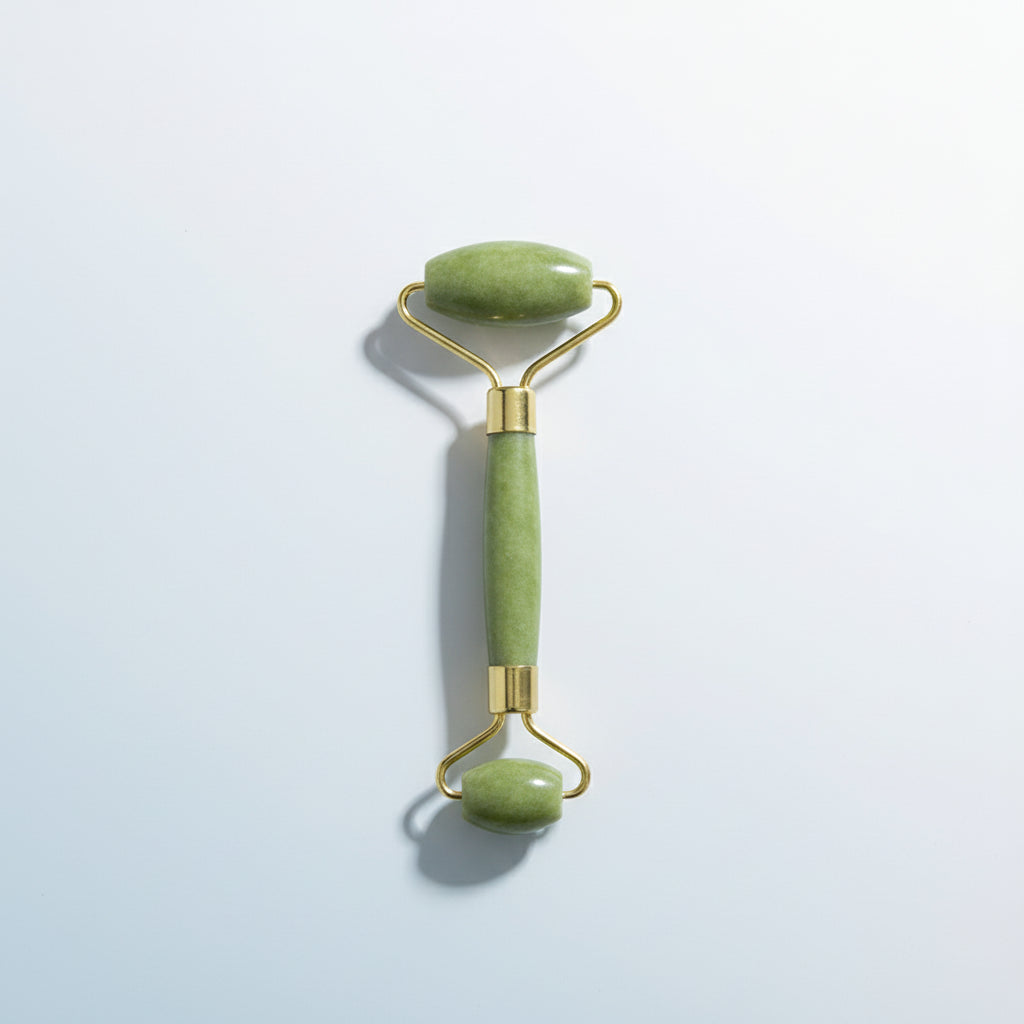CryoGlow Jade Face Roller - top view